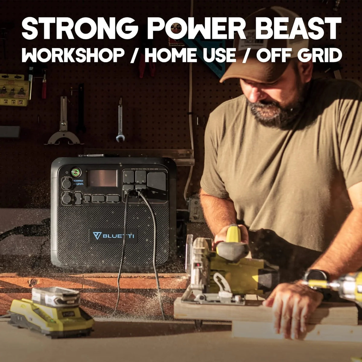 Portable Power Station with Solar Panel, 2048Wh Solar Generator, 2200W AC Output R70094