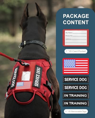 Tactical Dog Harness with Handle Mesh Breathable No Pull V24051
