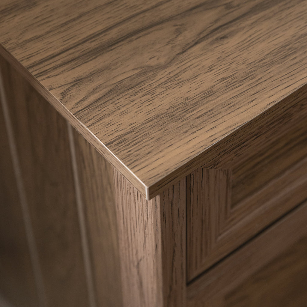 Dark Walnut 1 Door and Drawer Nightstand W98369
