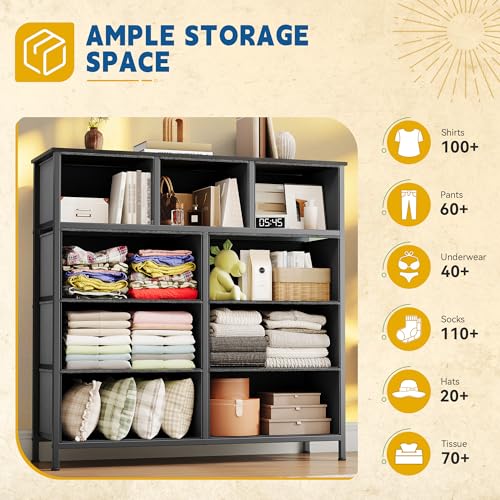 9 Drawer Fabric Storage Dresser G60462