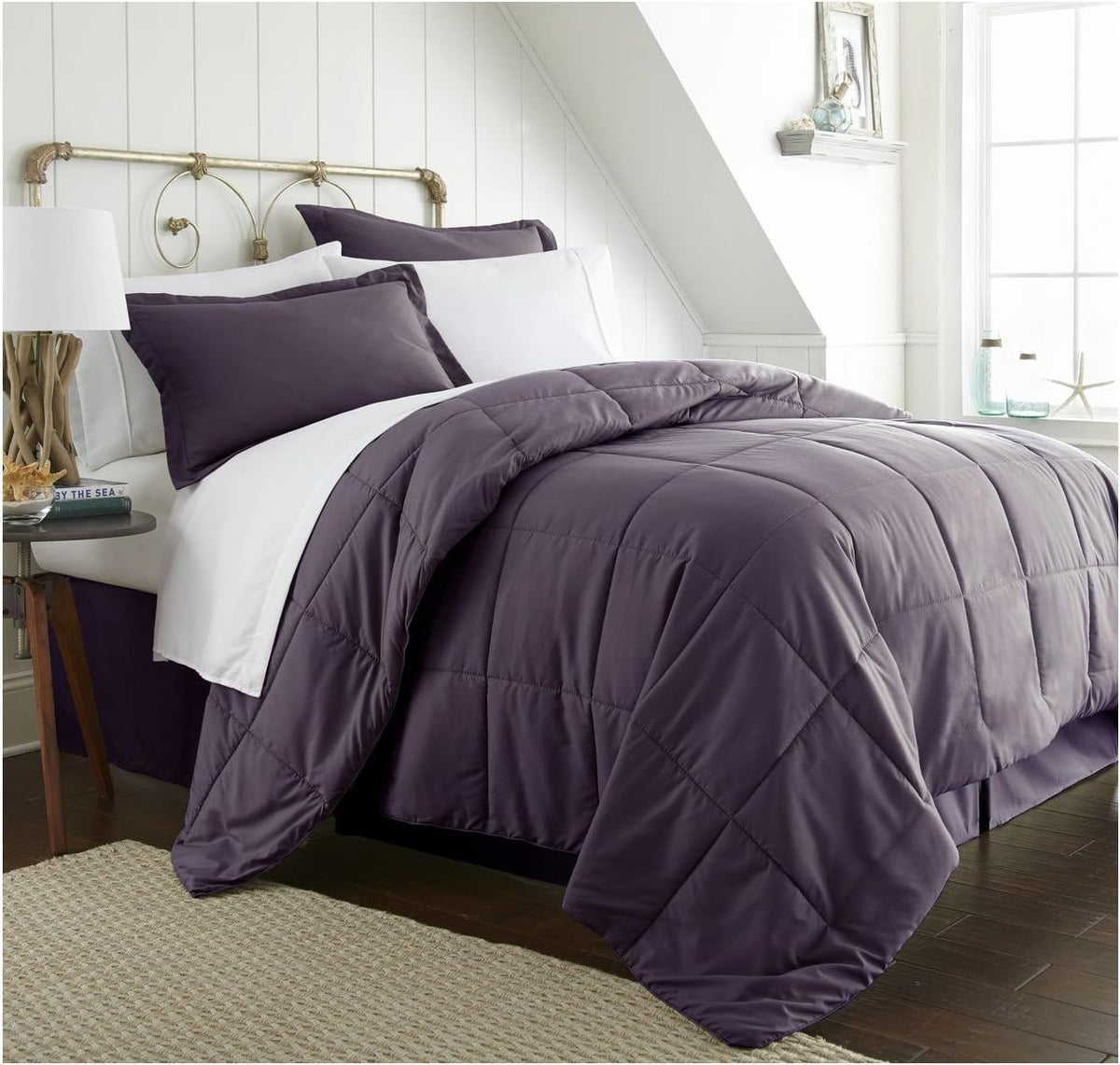 Navy 8 Piece Bed in a Bag Queen O102476