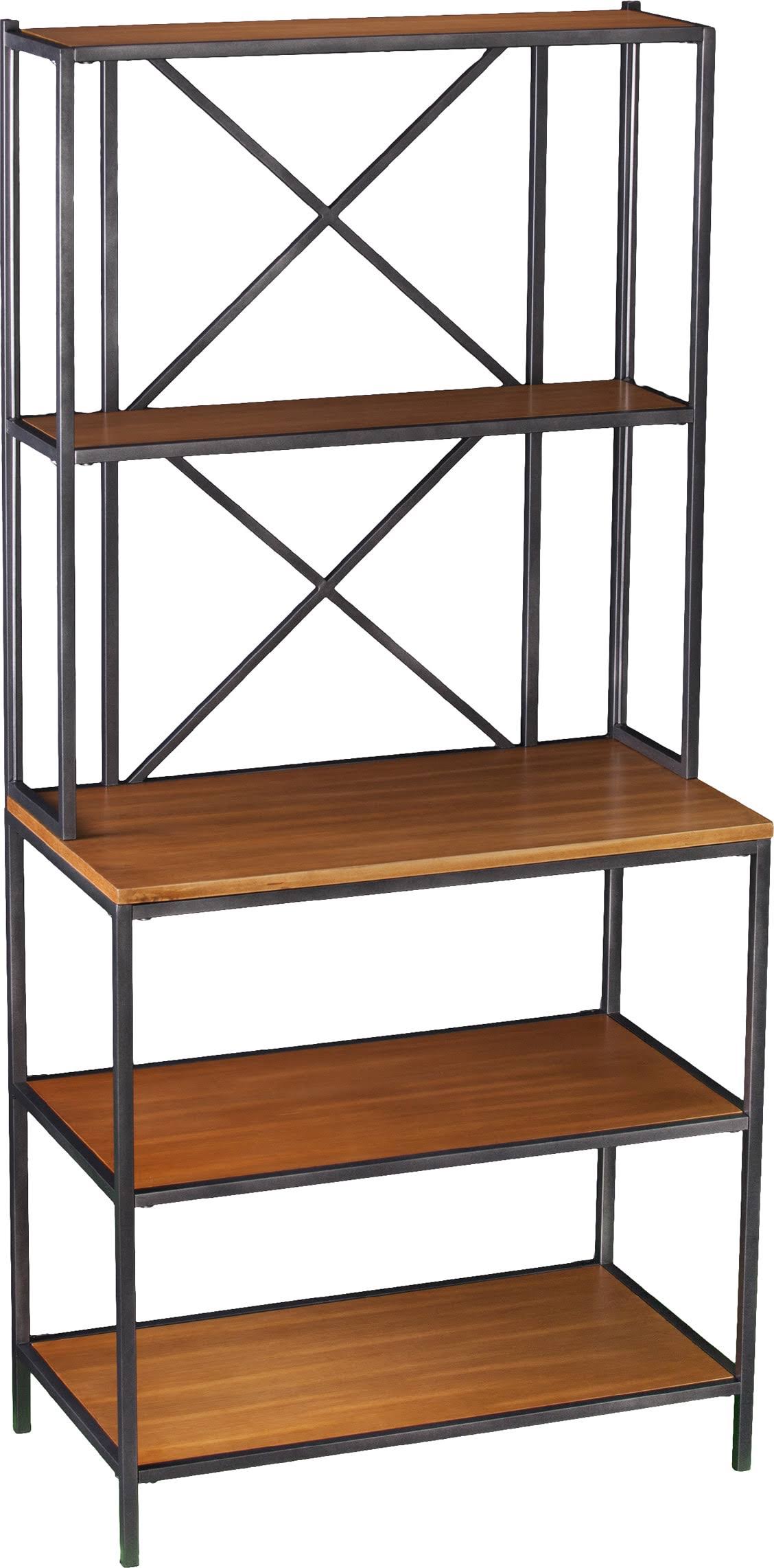 Black Two-Tone Bakers Rack K152