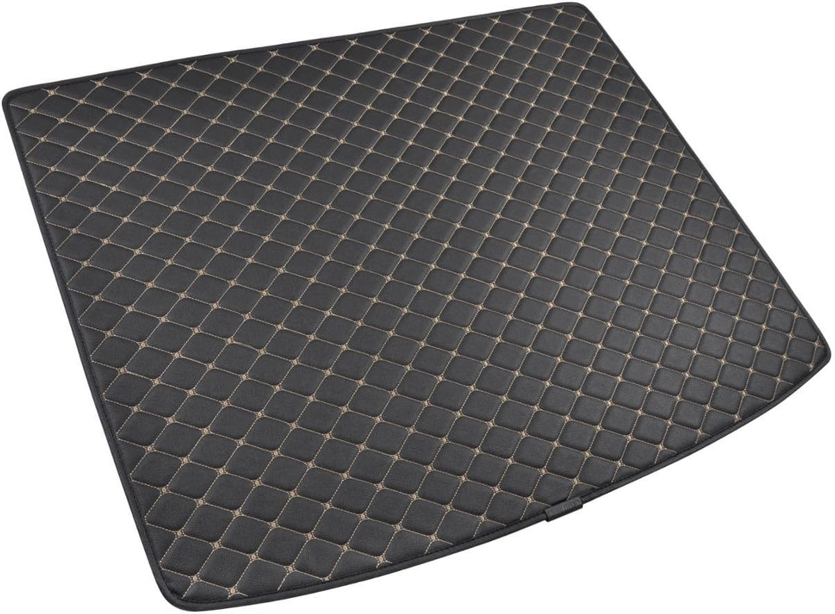 Luxury Padded PU Leather Trunk Mat Cargo Liner for Ford Escape Pack of 2 R2413