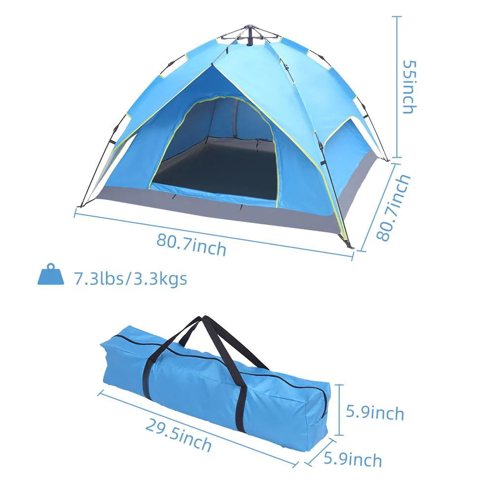 2-3 Person Waterproof Automatic Camping Tent T244622