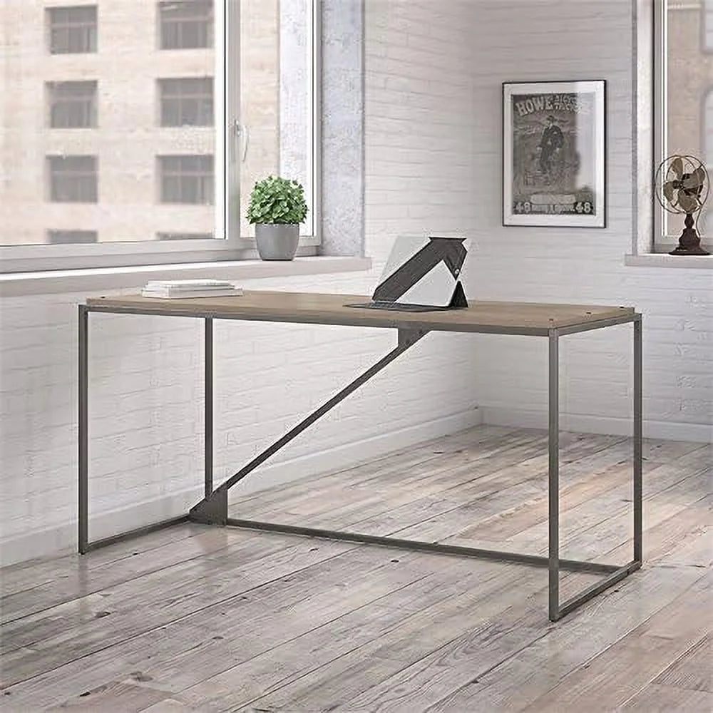 62" Industrial Wood Writing Desk H766