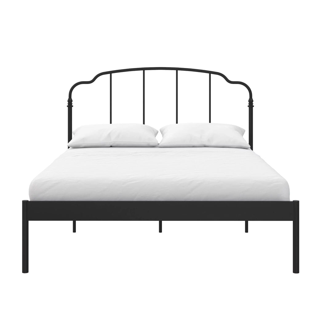 Queen Black Metal Bed Q908