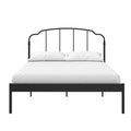 Queen Black Metal Bed Q908