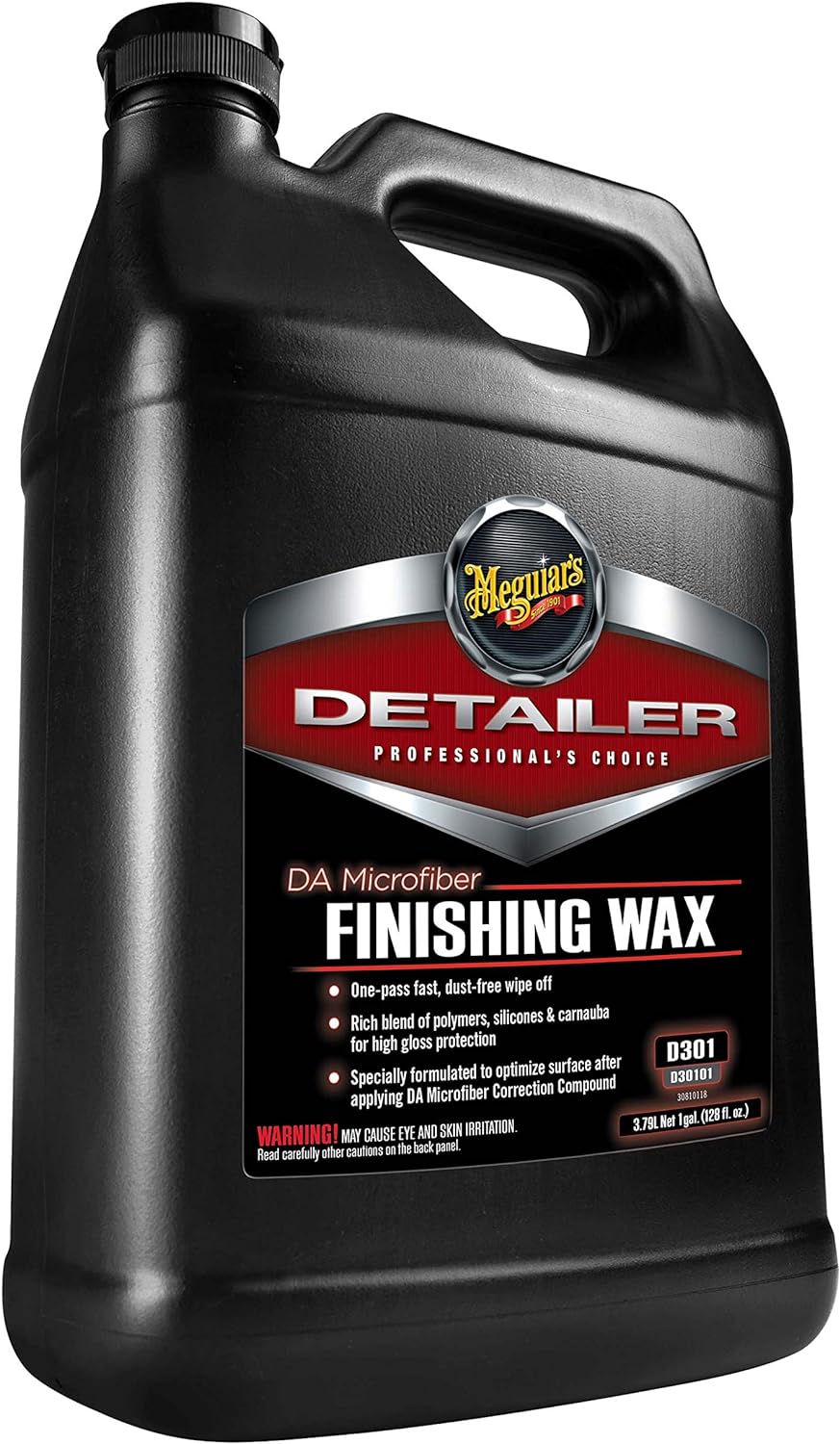 DA Microfiber Finishing Wax, 1 Gallon Pack of 2 N1853