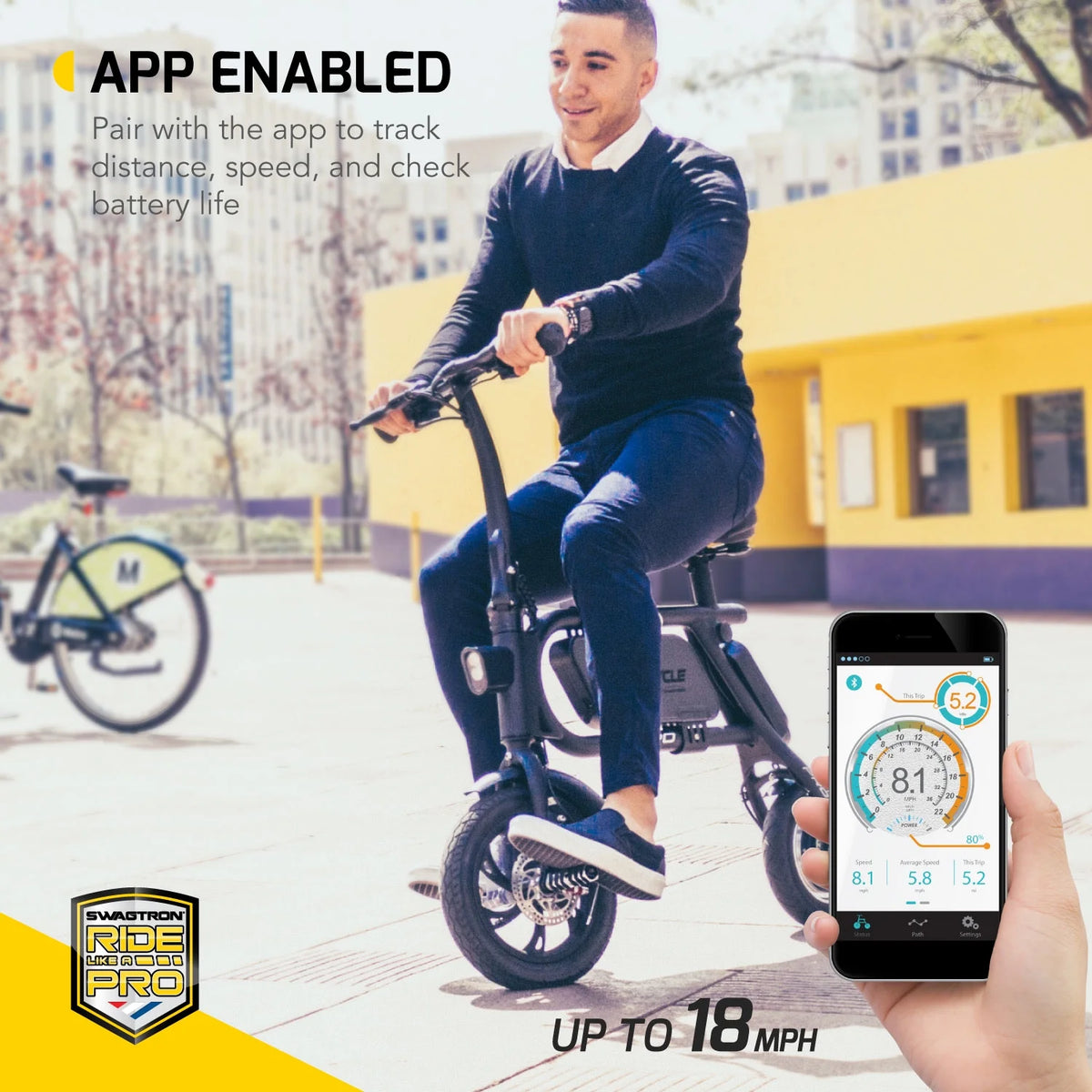 Pedal-Free Electric Scooter Rider N38188