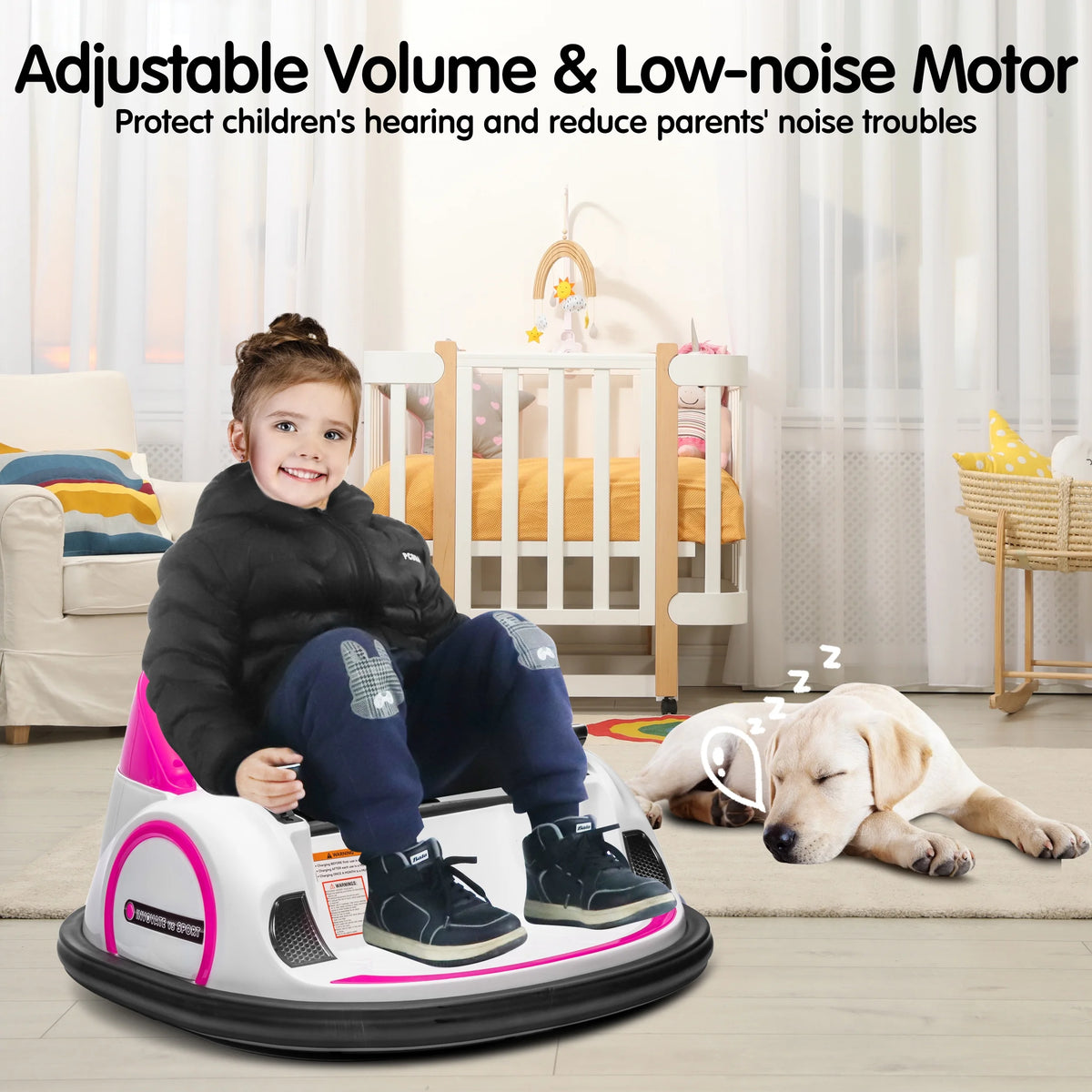 12V Bumper Car for Kids with Remote Control D9353