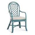 Green and Blue Stripe Arm Chair (Set of 2) P6317