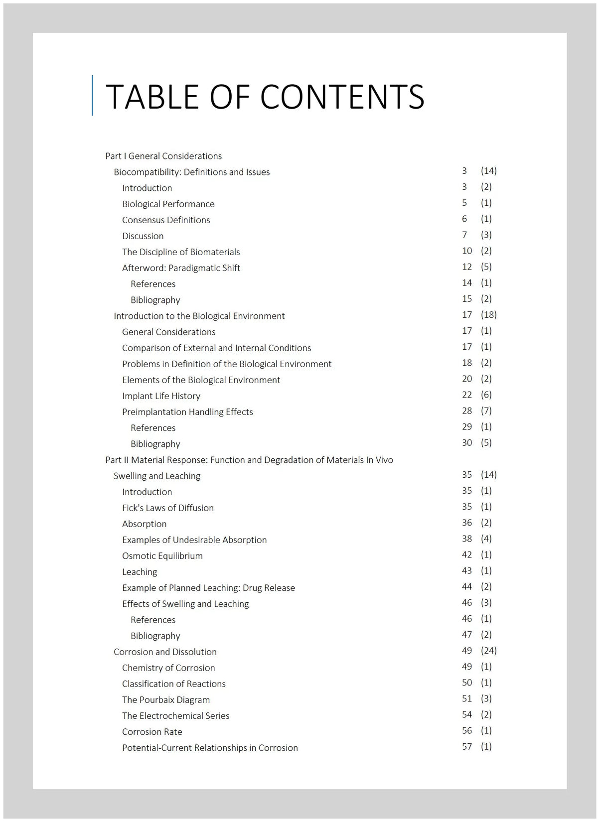 Pre-owned Hardcover Biological Performance of Materials I4461