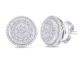 Vintage-Style Stud Earrings In 14K Gold Over Sterling Silver M672191