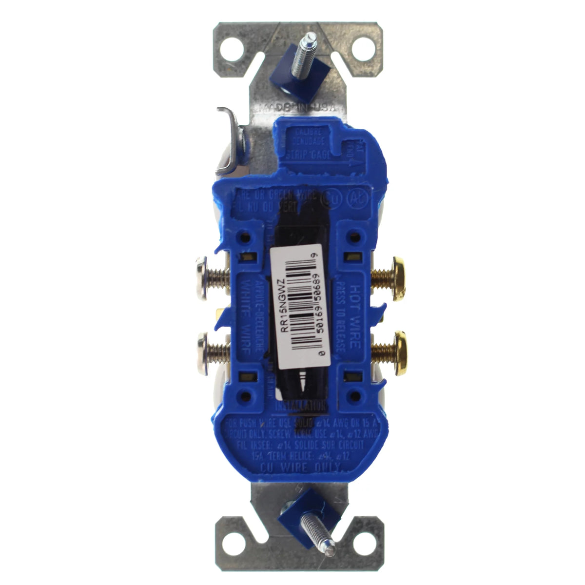 White 15-Amp 120-Volt Duplex Outlet 100-Pack T7699