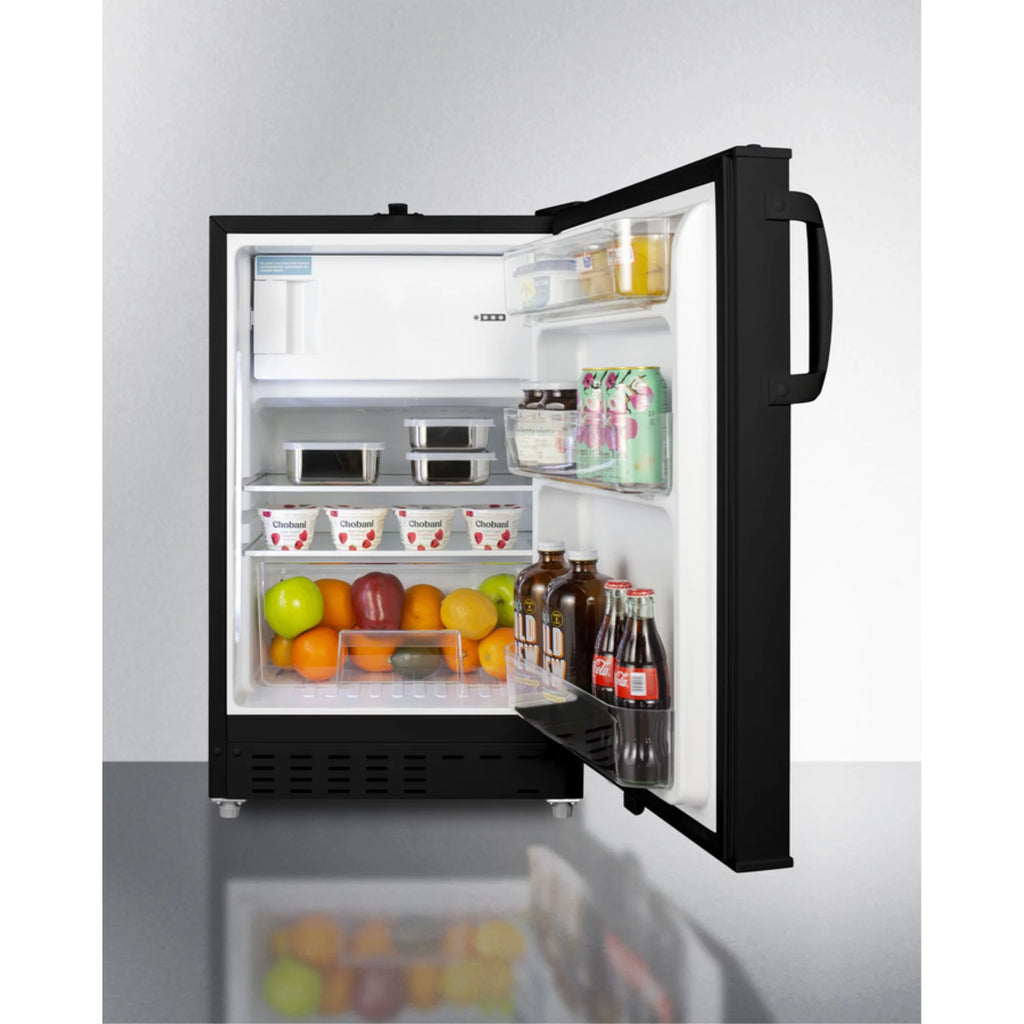20" Wide Built-In or Freestanding Refrigerator-Freezer with Lock Y415