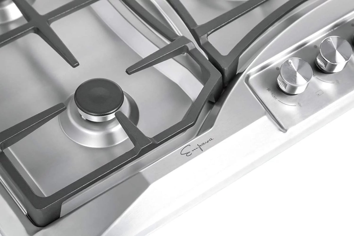 36 in. Gas Stove Cooktop 5 Sealed Burners NG/LPG Convertible Stainless Steel O509