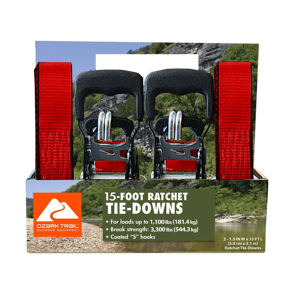 2 Pack Ratchet Tiedown with Combination Locks T401407
