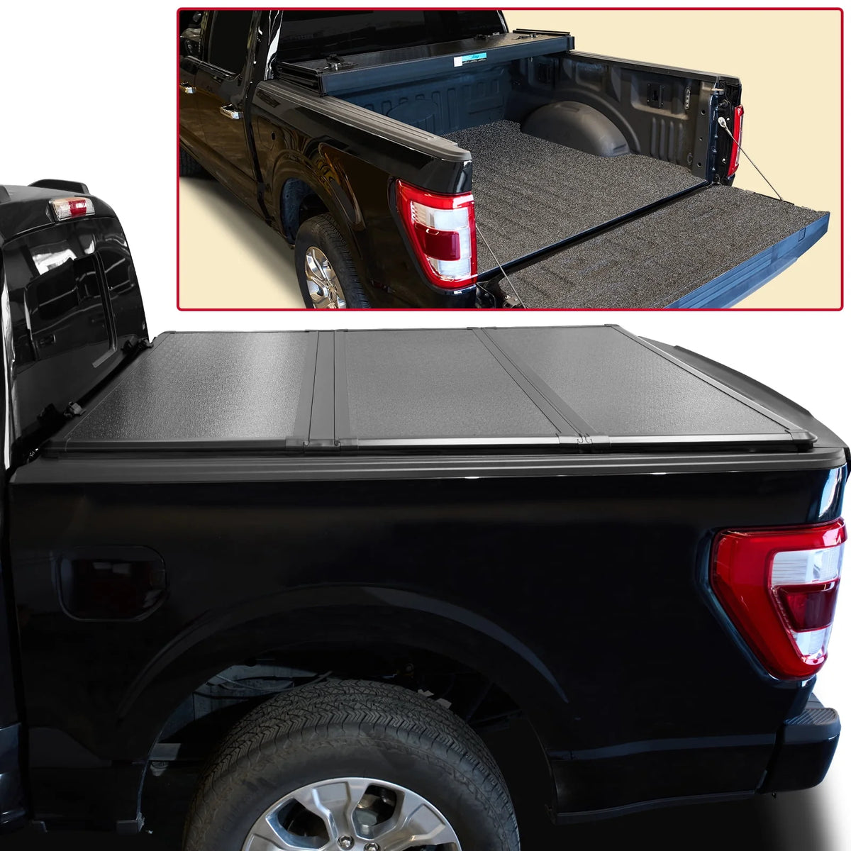 Soft Roll Up Truck Bed Tonneau Cover 5 ft Bed C221687