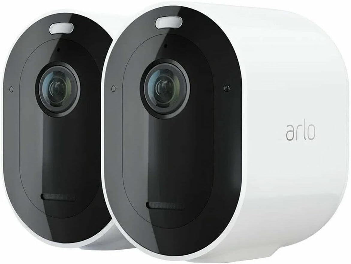 White Wireless Spotlight Camera 4 Pack 1080p S21674