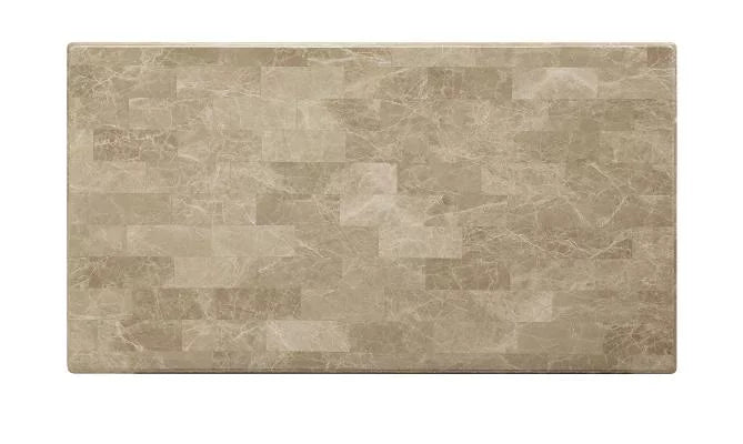 Beige Marble Antique Gold 3pcs Living Room Set Y971326