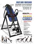 Blue Heat and Vibration Massage Inversion Table R271502