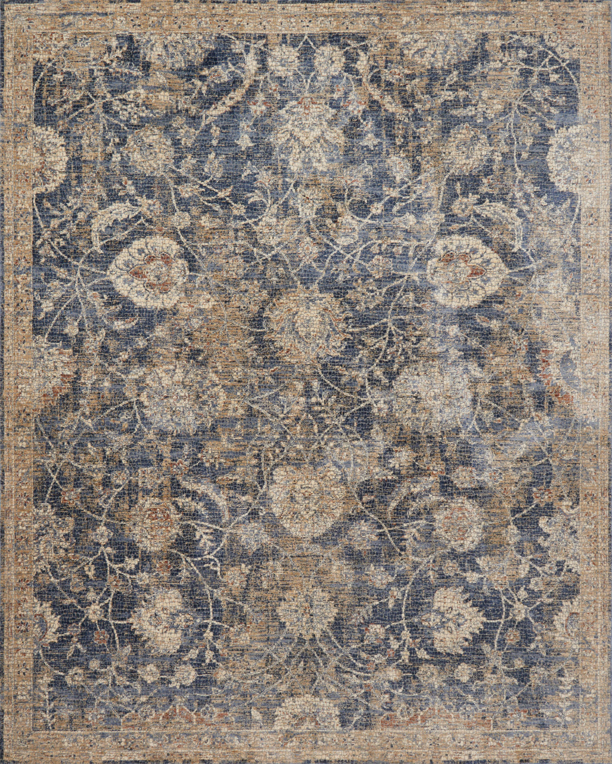 Blue Beige 12'0 x 15'0 Rug M6167