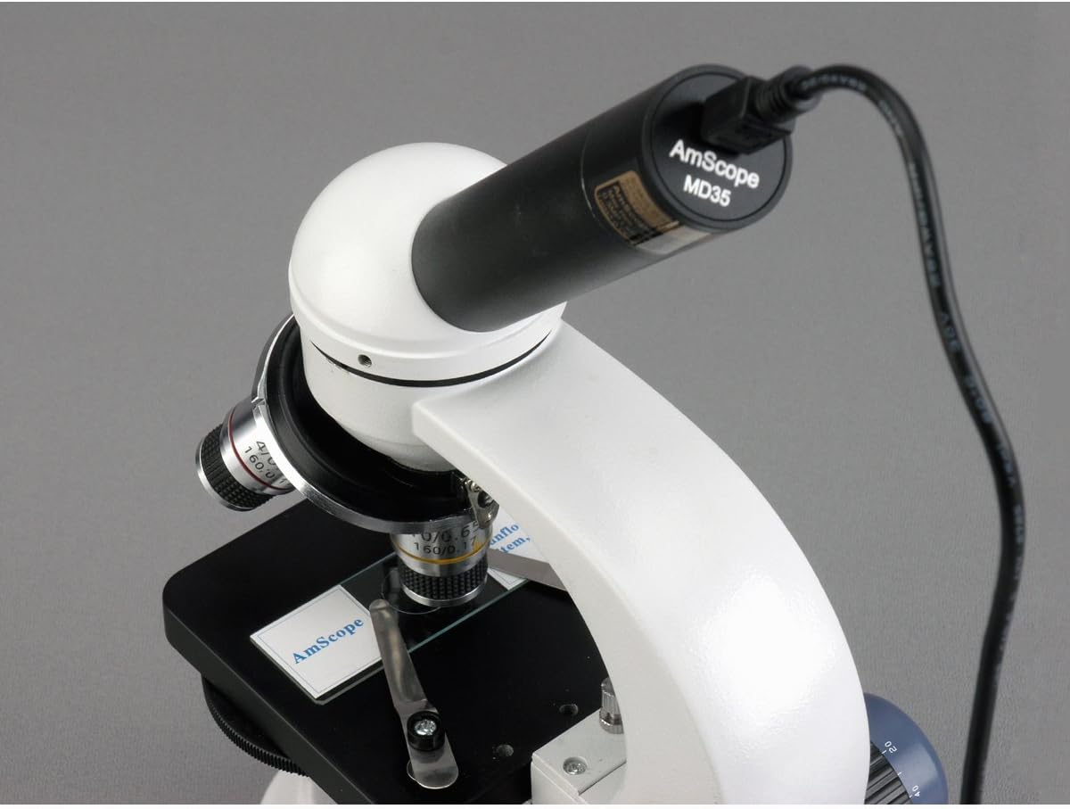 Compound Monocular Microscope, 40x-1000x Magnification, LED Illumination S16911