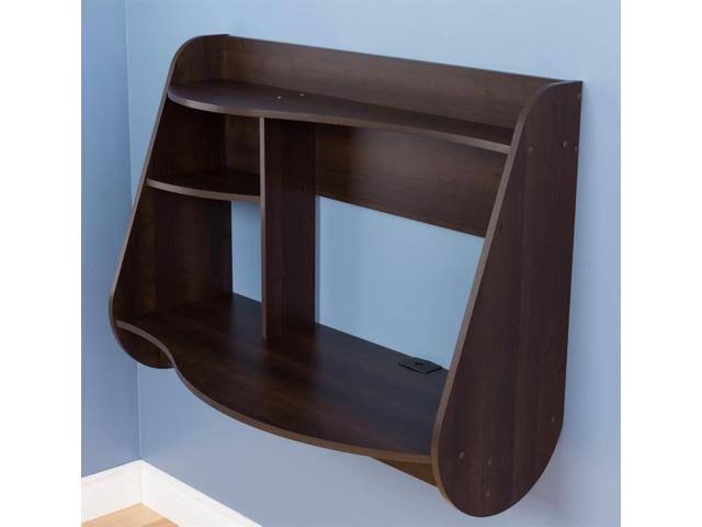 Brown Floating Desk B888