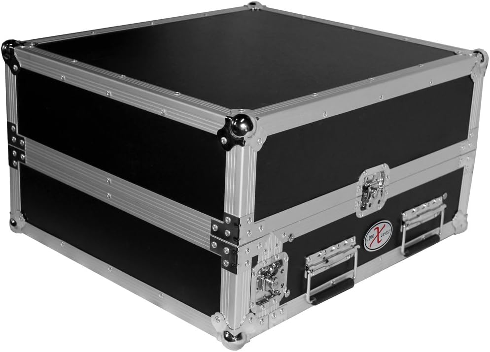2 Space 10U Slant DJ Mixer Combo Rack with Sliding Laptop Shelf G257735
