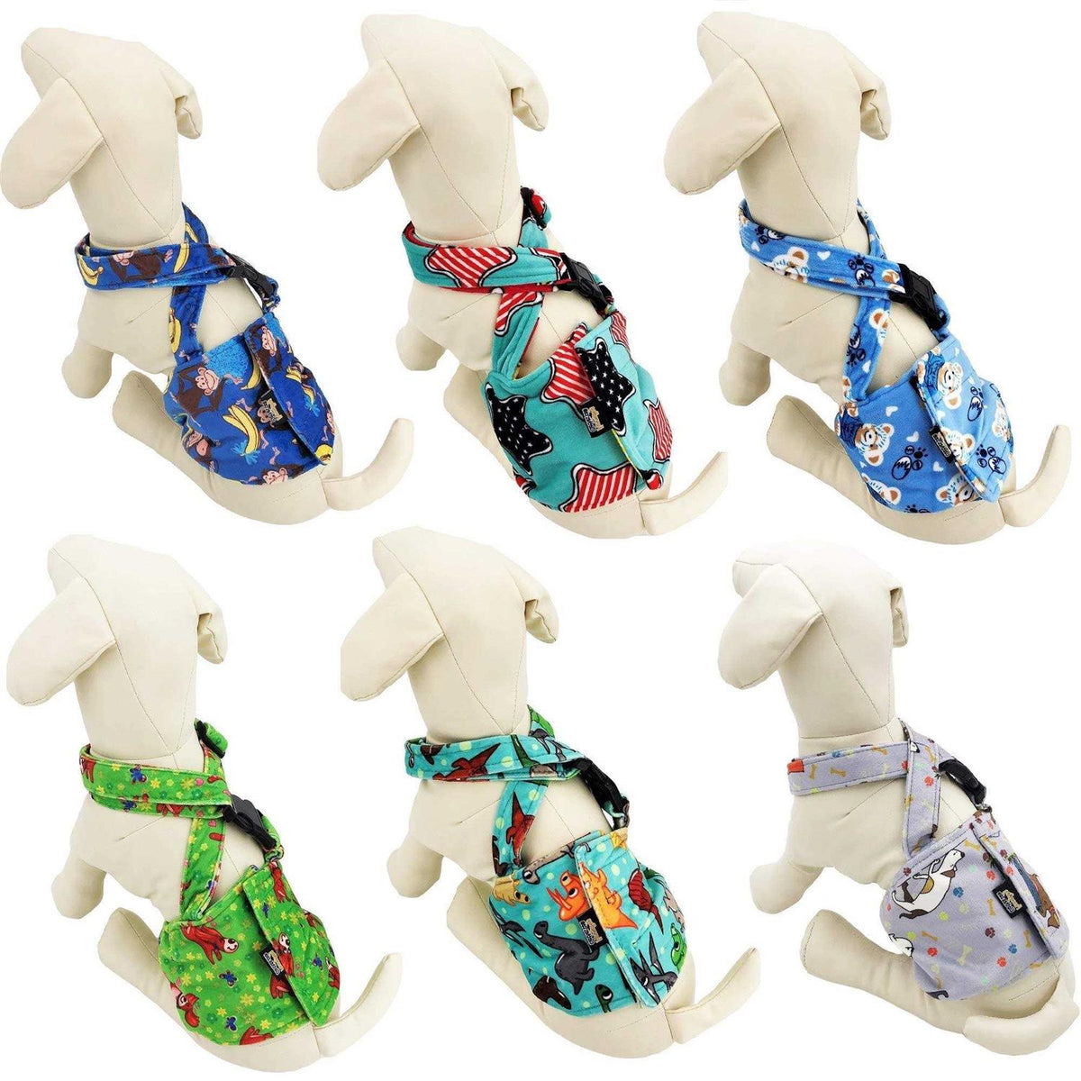 Washable Dog Diaper with Suspender F49143