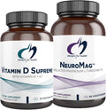 Vitamin D 5000 IU + Vitamin K 60 Capsules + Magnesium L-Threonate 90 Capsules O7622