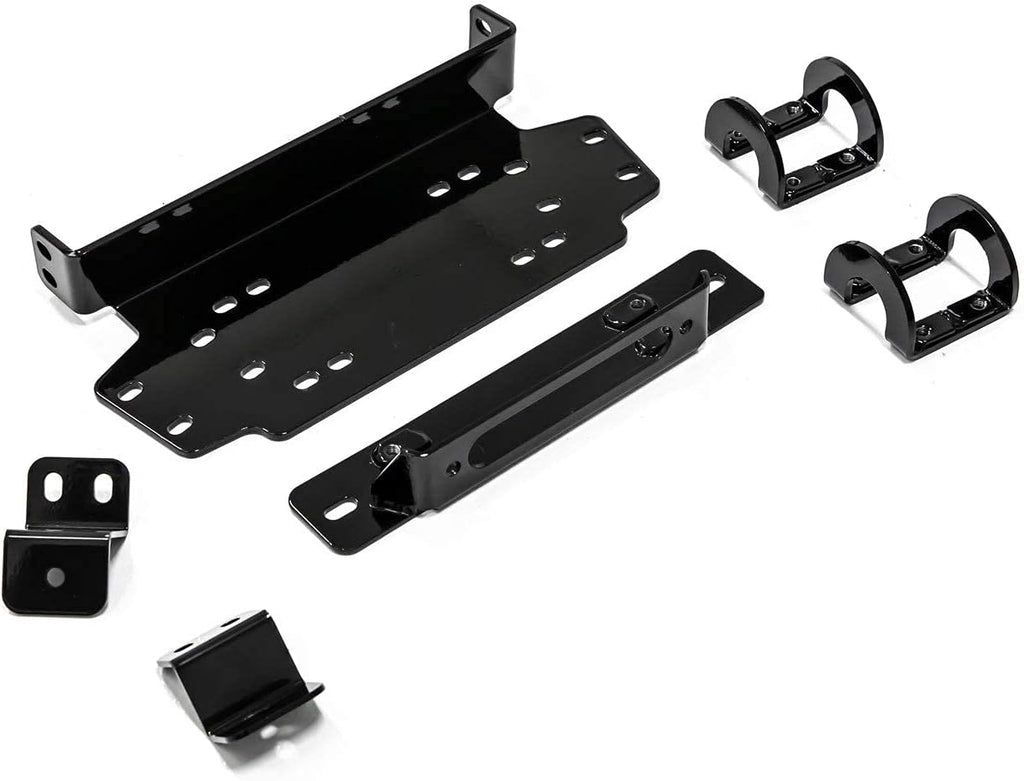3500 lb Black Ops Winch with Heavy Duty Winch Mounting Plate Complete Kit T795