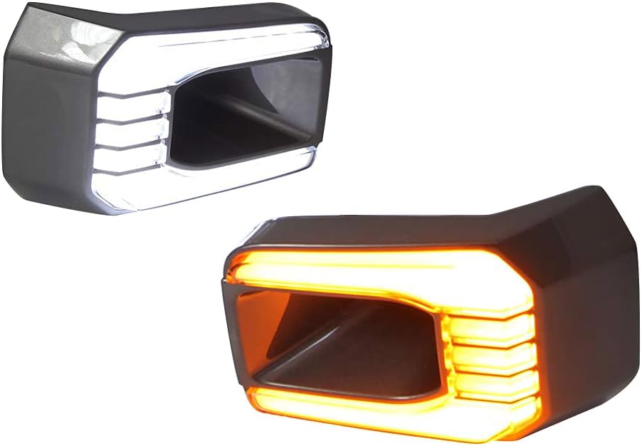 LED Daytime Running Light 6000K Front Bumper DRL Turn Signals J61138
