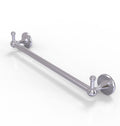 Satin Chrome 30x22 Towel Bar with Integrated Hooks Y274
