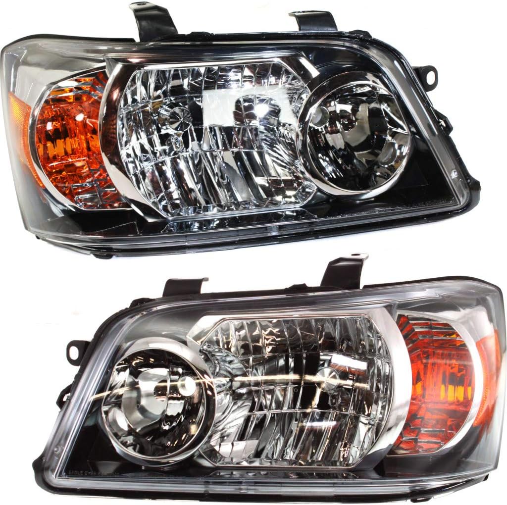 Headlight Assembly Pair for Toyota Highlander 2004-2006 E719
