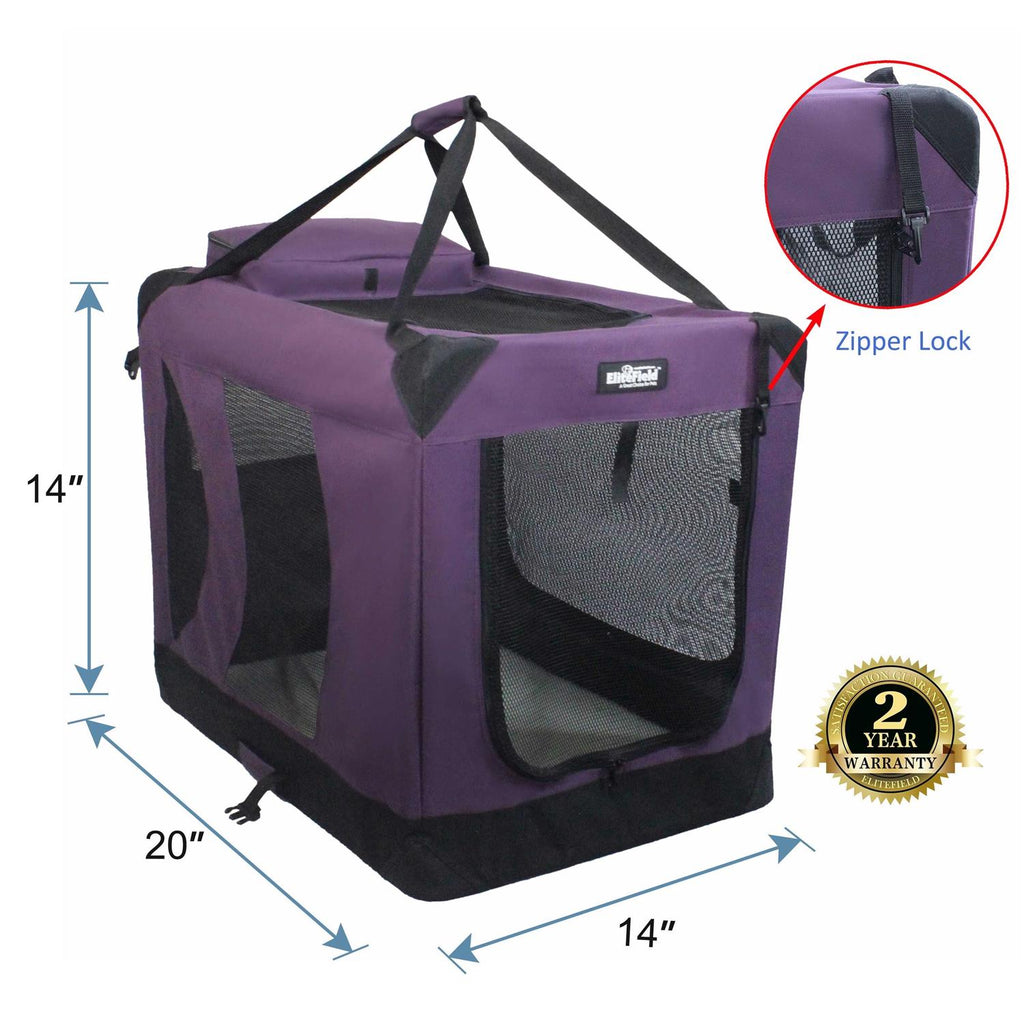 3-Door Folding Soft Dog Crate F6343