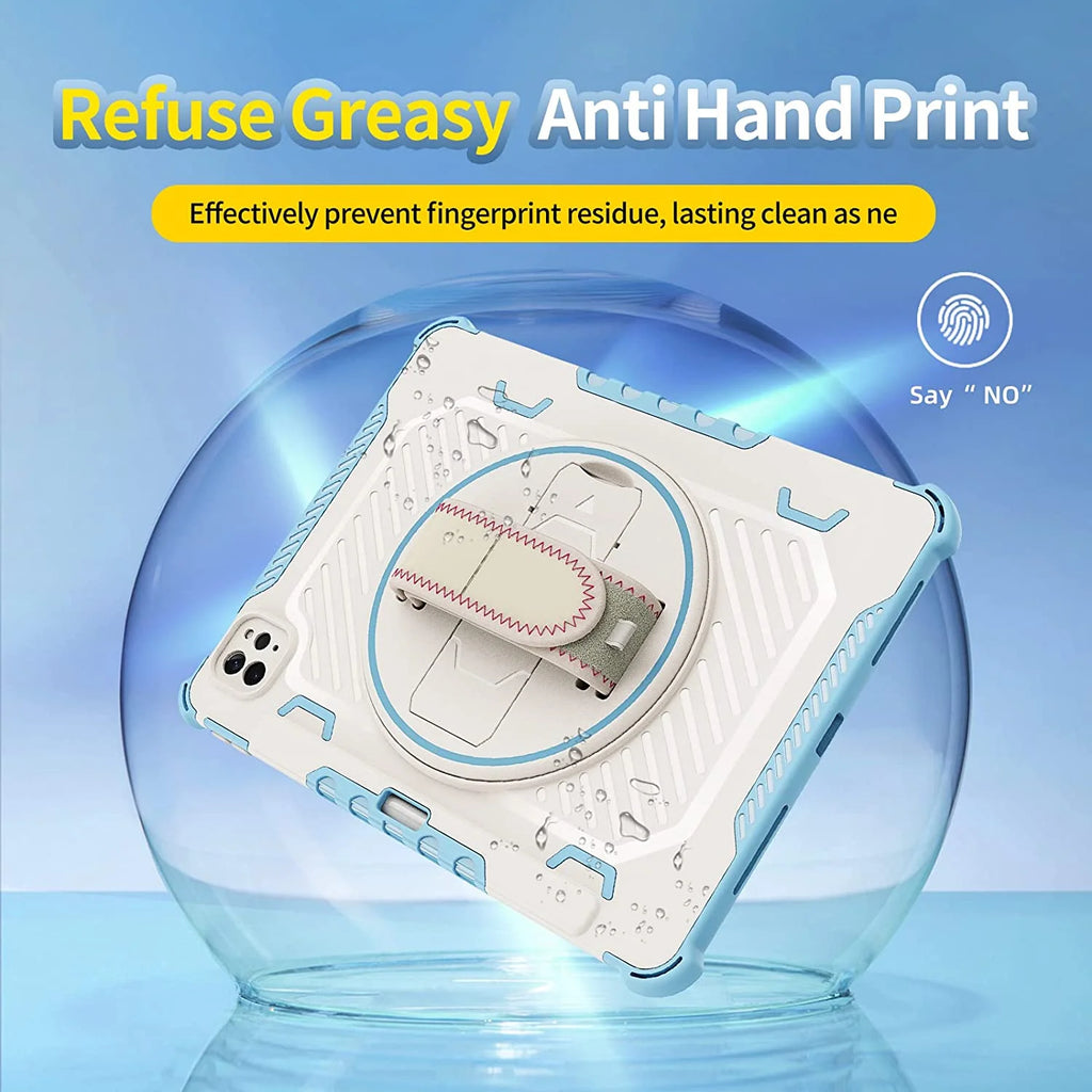 Heavy Duty Protective Cover with 360° Rotating Hand Strap & Stand Shoulder Strap P49170