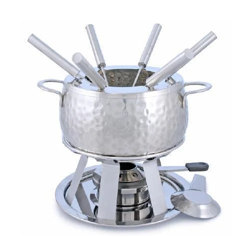 11 Pcs Stainless Steel Meat Fondue Set D177879