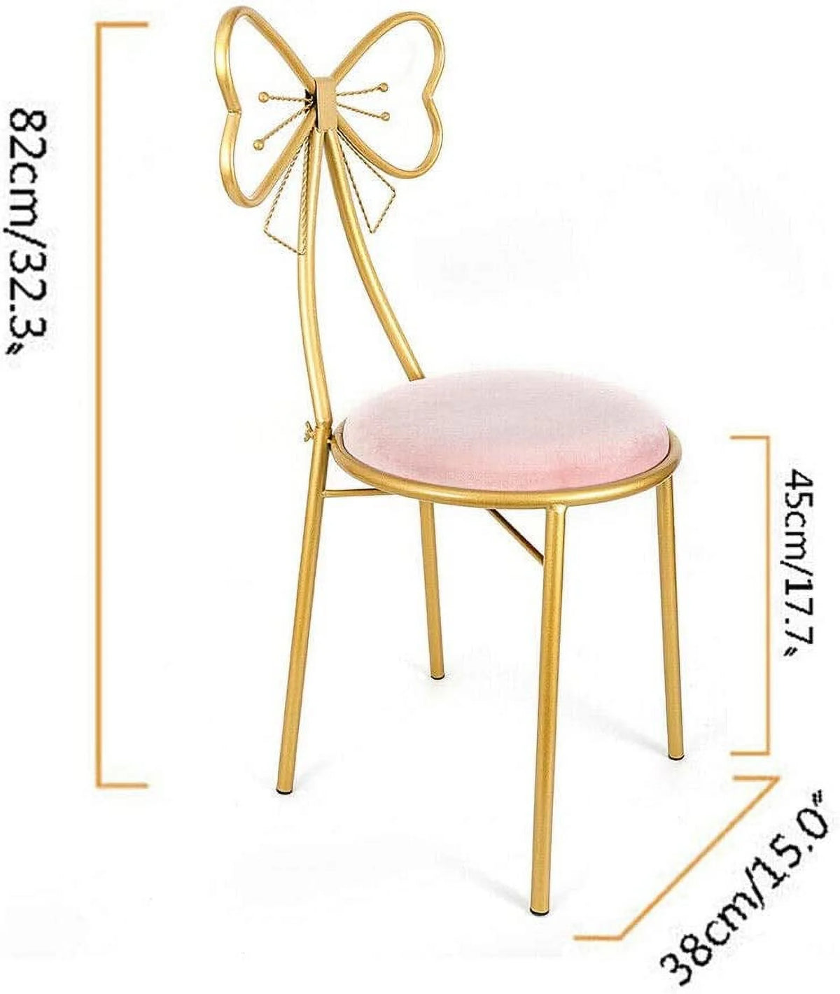 Cushioned Back Vanity Chair L1706