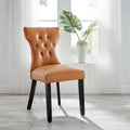 Tan Vinyl Side Chair C809618