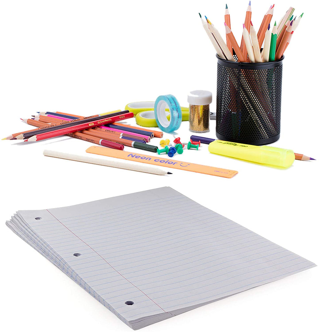 Wide Ruled Filler Paper 10.5" x 8", 150 Sheets Per Pack, Pack of 2 B977