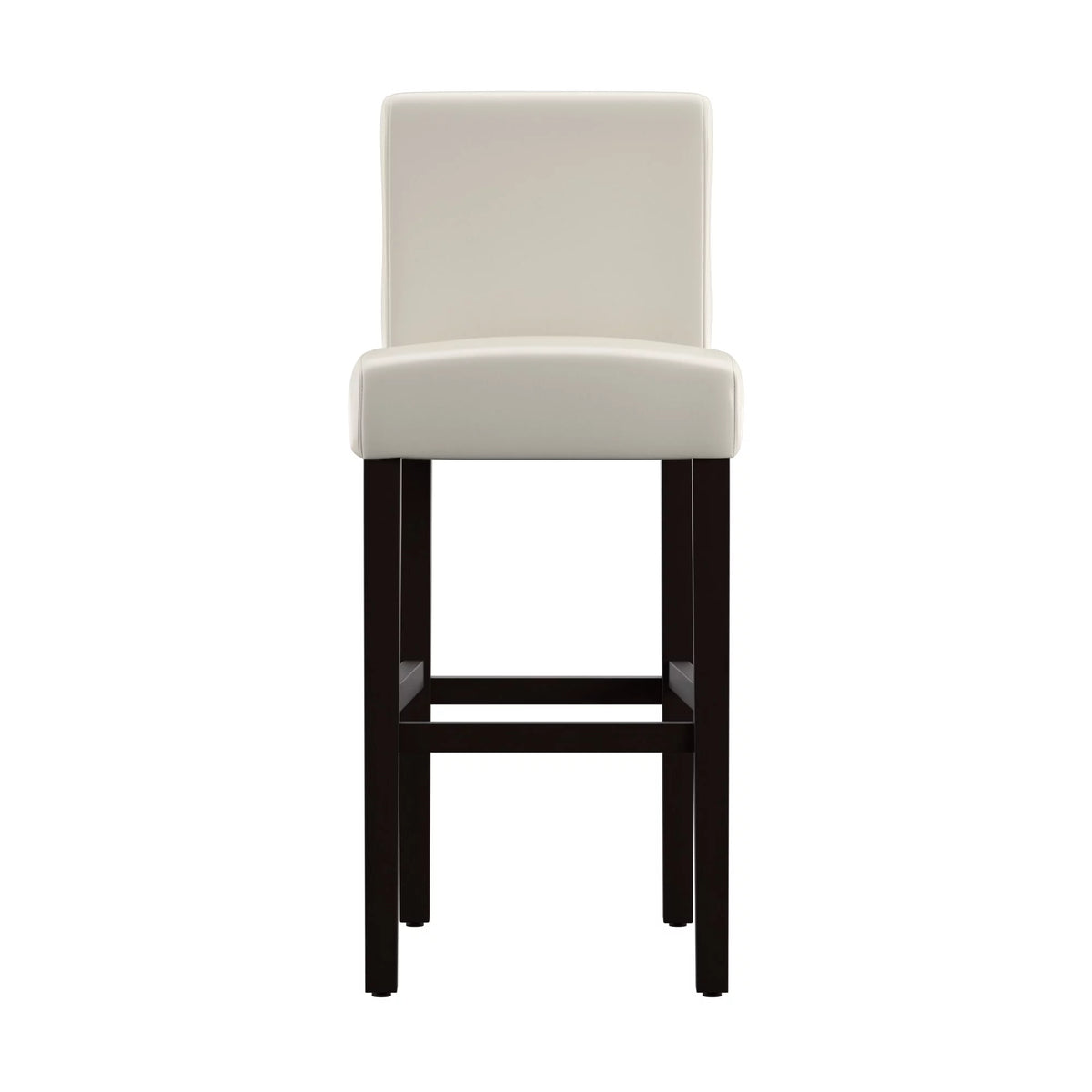 White Set of 2 Bar Stool Z354