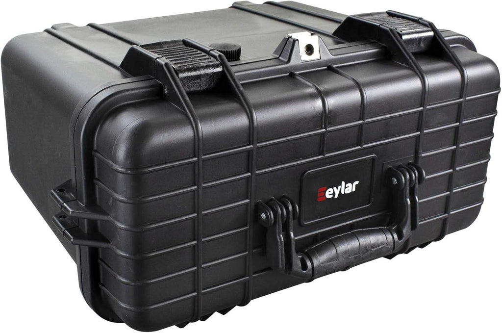 Compact Tall 16.93 Protective Gear Case Water and Shock Resistant with Foam (Black) G423