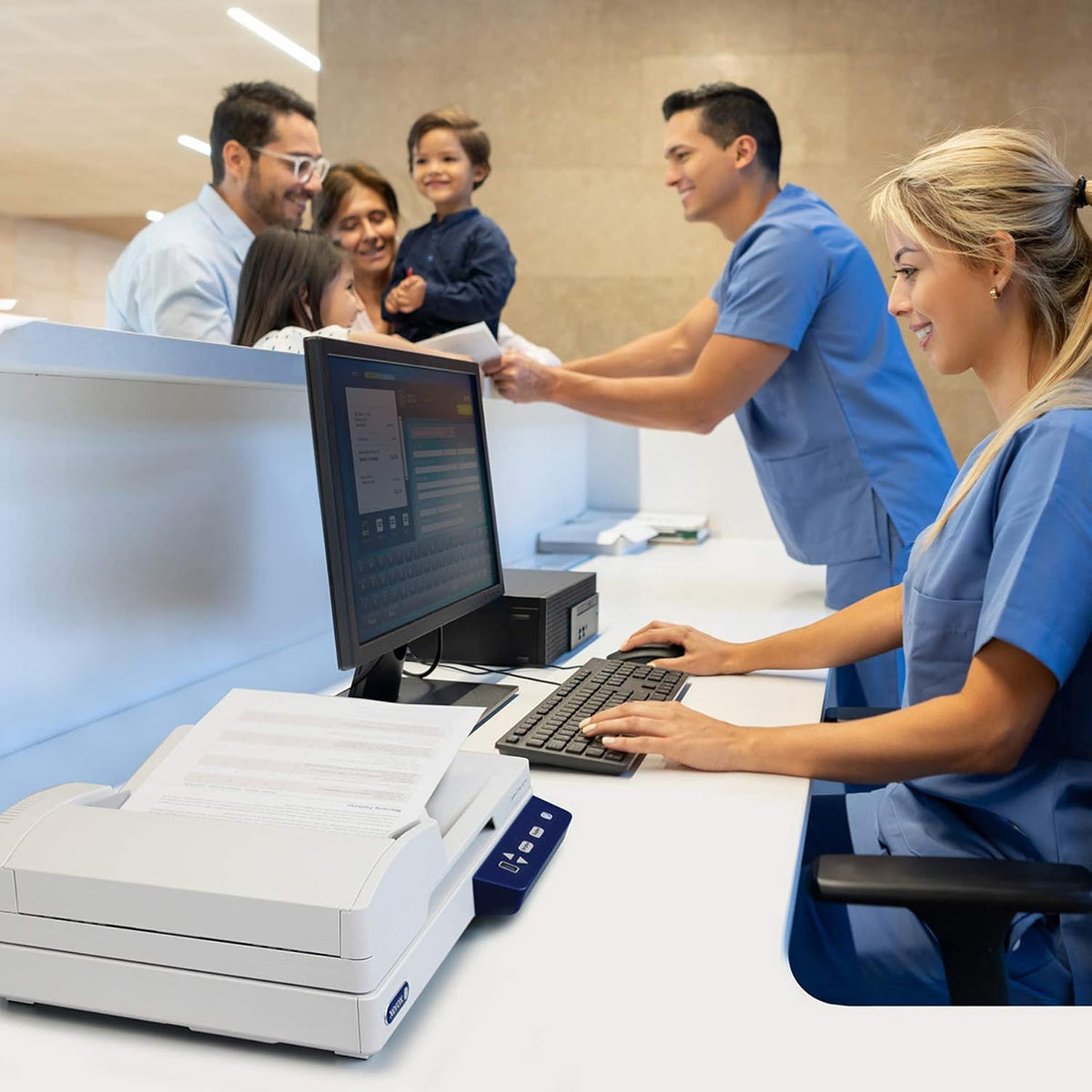 Duplex Flatbed Document Scanner with Automatic Document Feeder C361498