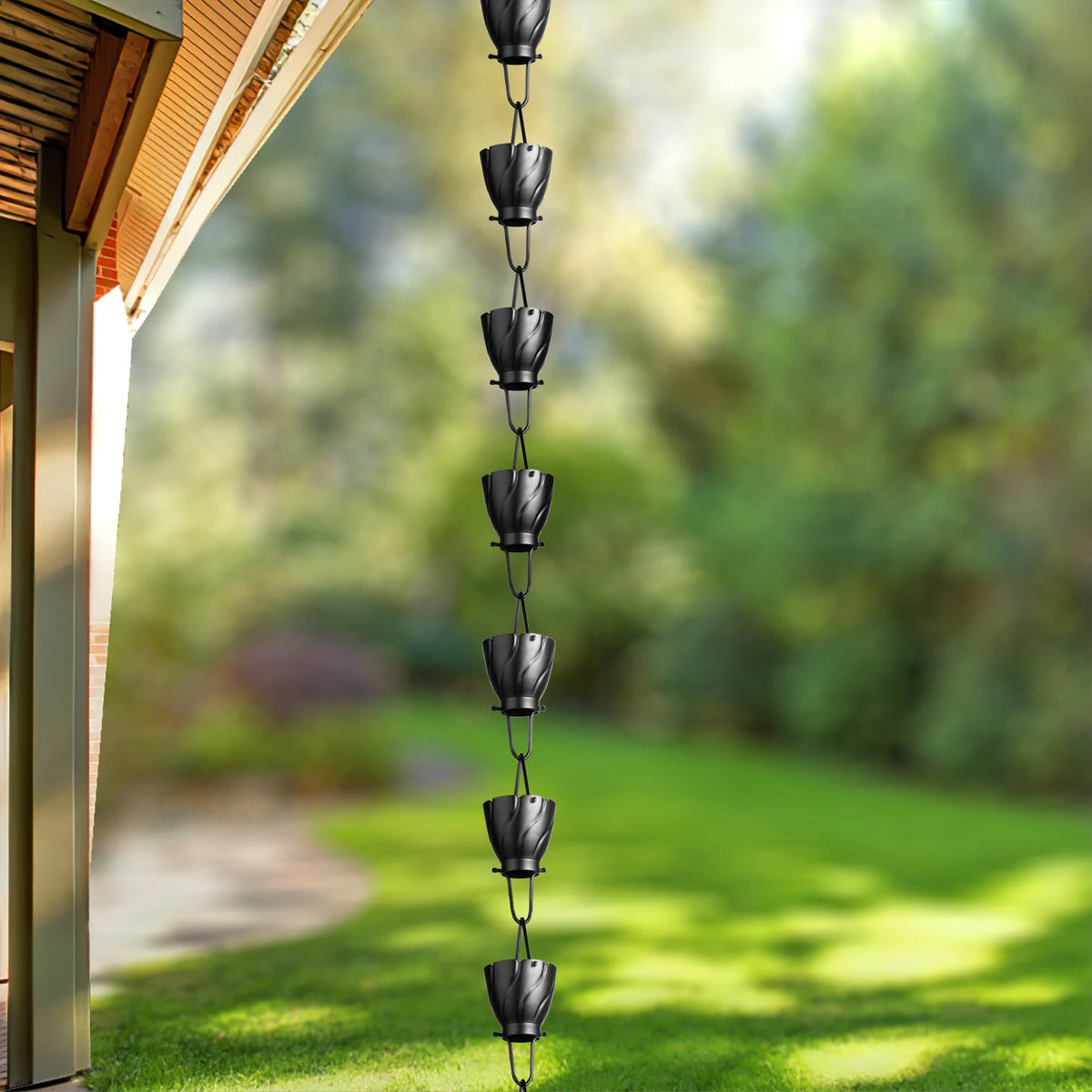 Aluminum Rain Chain Downspout 8.5 ft D689