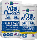 60 Billion CFU 60 Diverse Strains 7 Organic Prebiotics 60 Capsules Shelf Stable Probiotics H6642