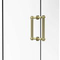 Satin Brass Back to Back Shower Door Pull U785