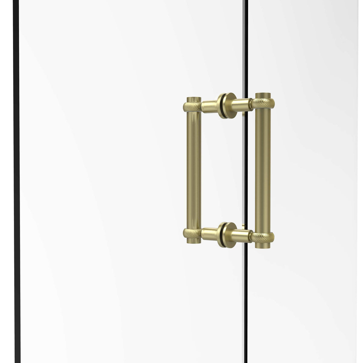 Satin Brass Back to Back Shower Door Pull U785