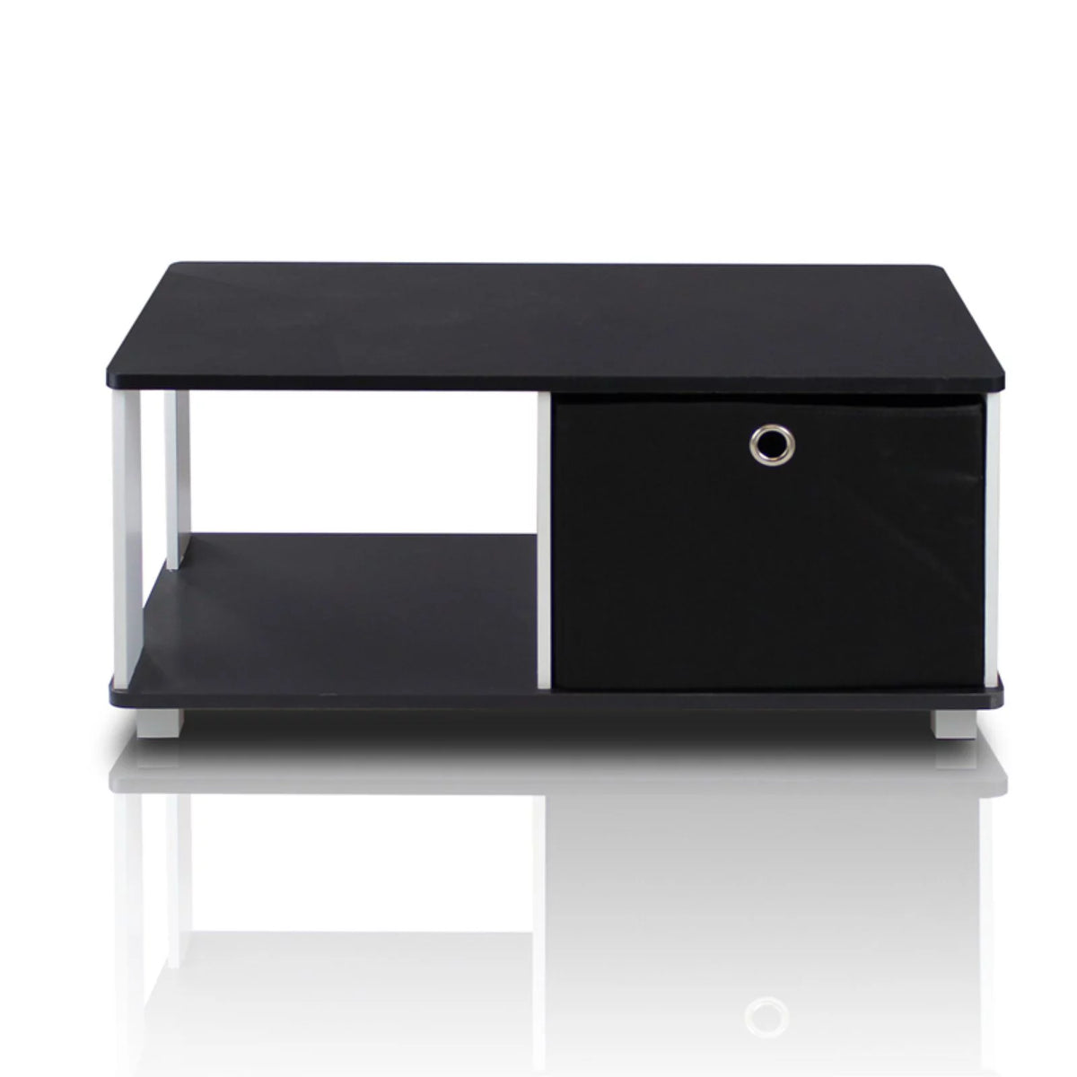 Black Coffee Table with Bin Drawer X74903