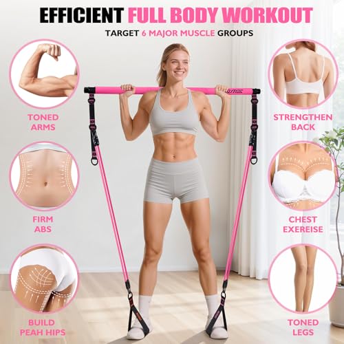 Pilates Bar Kit with Resistance Bands Y9780